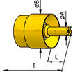 Kopfform_T bemasst