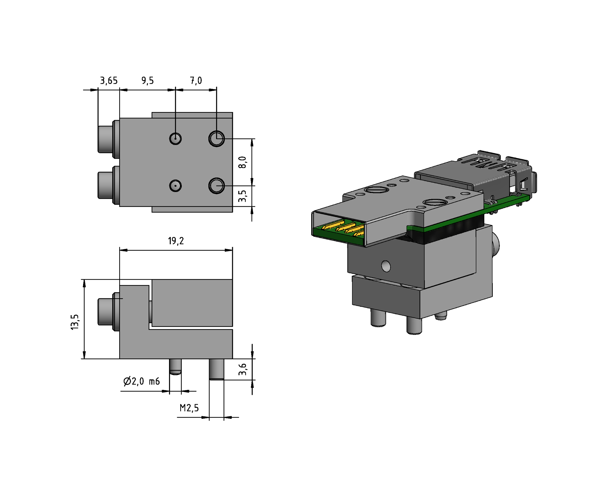 FU 7114 - USB 3.0A