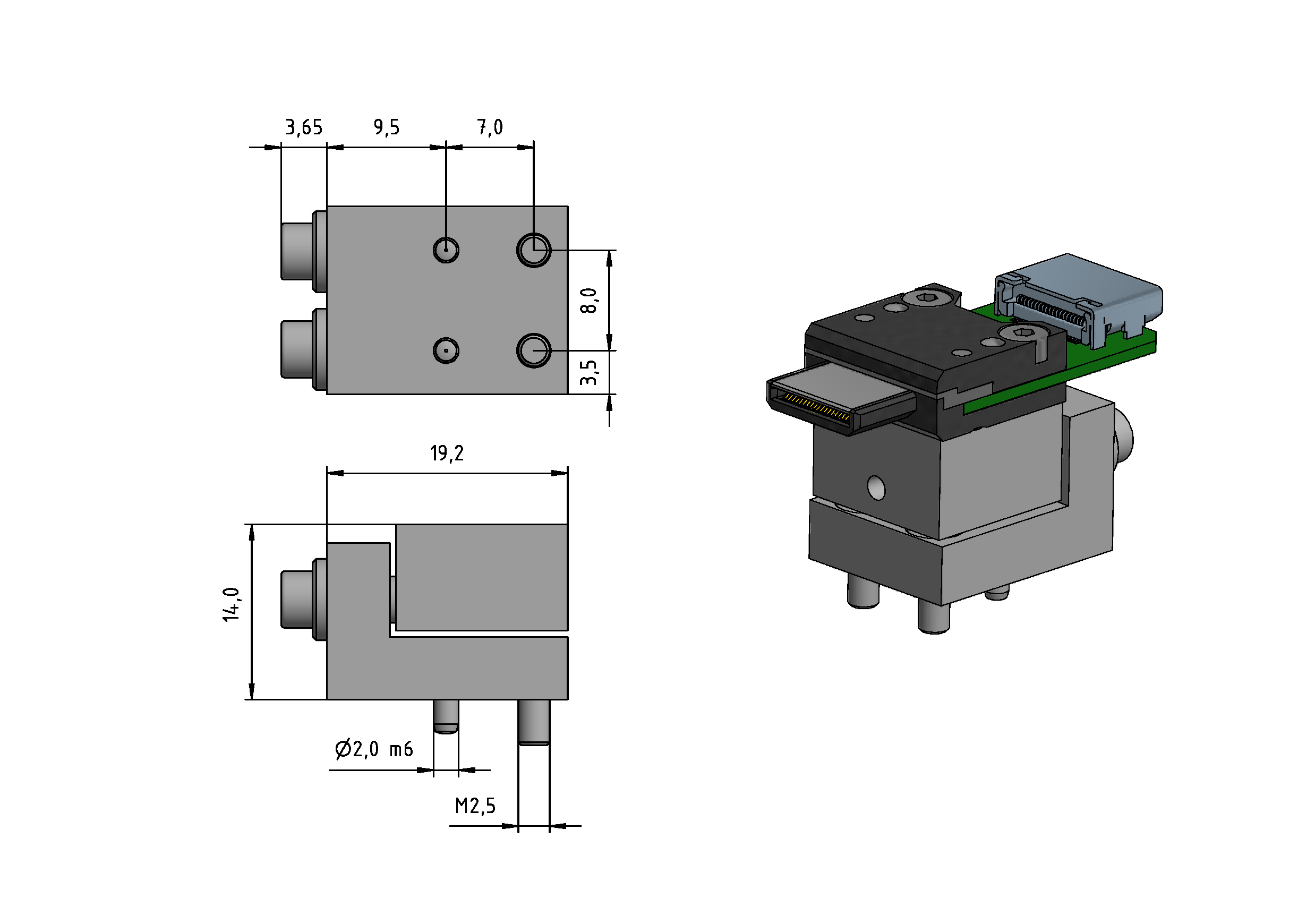 FU 7151 - Mini HDMI