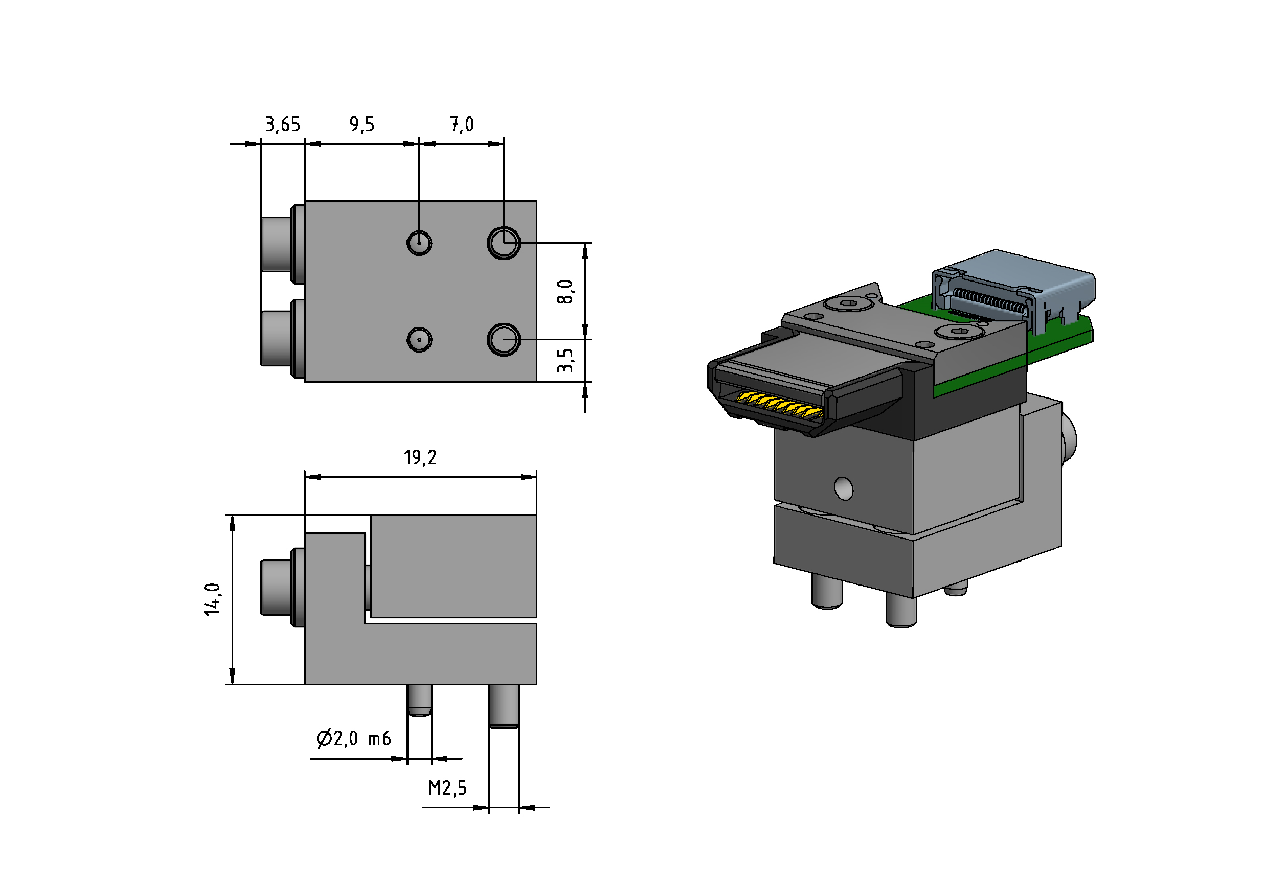 FU 7153 - HDMI A