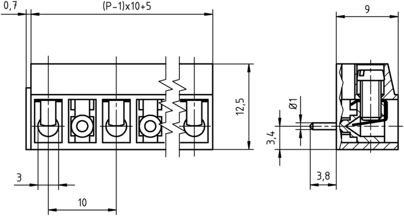 AK100/..DS-10.0-H-GREY