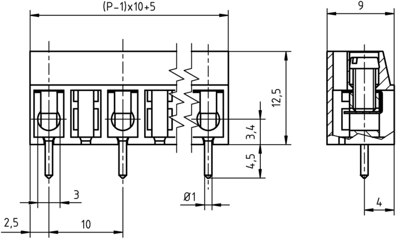 AK100/..DS-10.0-V-GRAU-BL