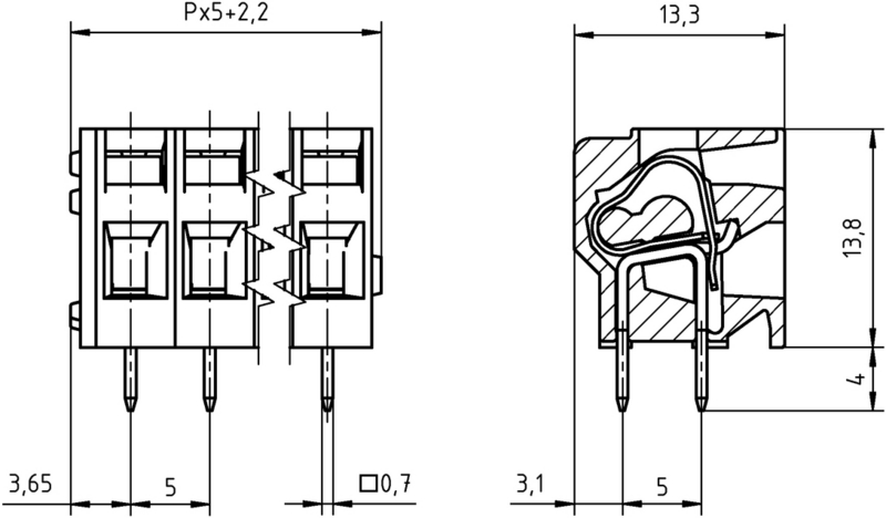 AK3100/..-5.0-KIESELGRAU