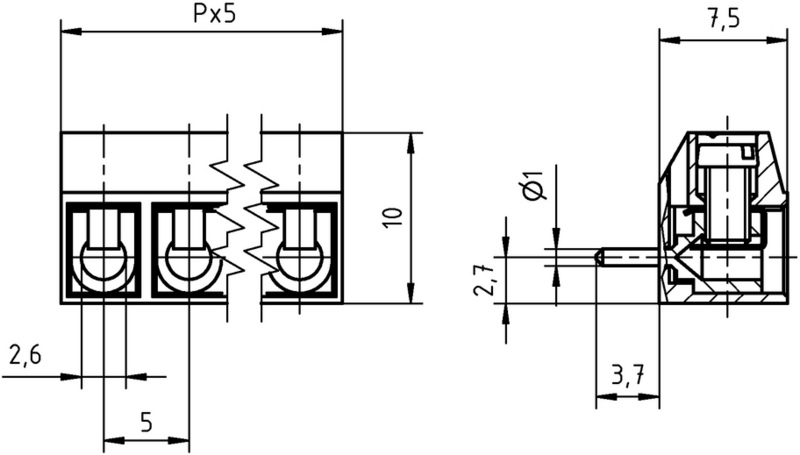 AK500/..DS-5.0-H-GRAU-BL