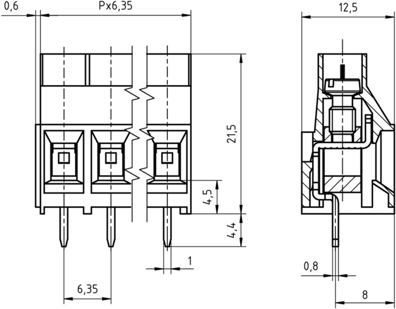 AKZ840/..-6.35-V-GREEN