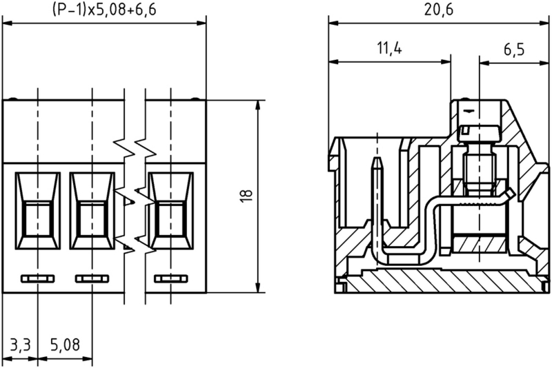 AKZS950/..G-5.08-V-GRÜN-INV